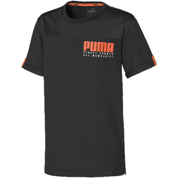 Textil Rapaz Bimba y Lola Beach-print shirt dress Puma 581270 Azul