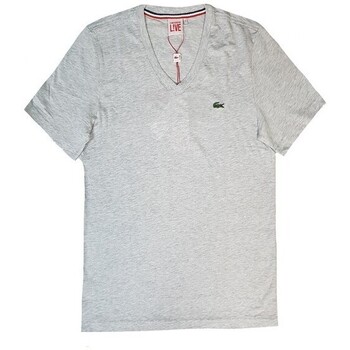 Textil Homem T-Shirt adidas mangas curtas Lacoste TH6170 Cinza