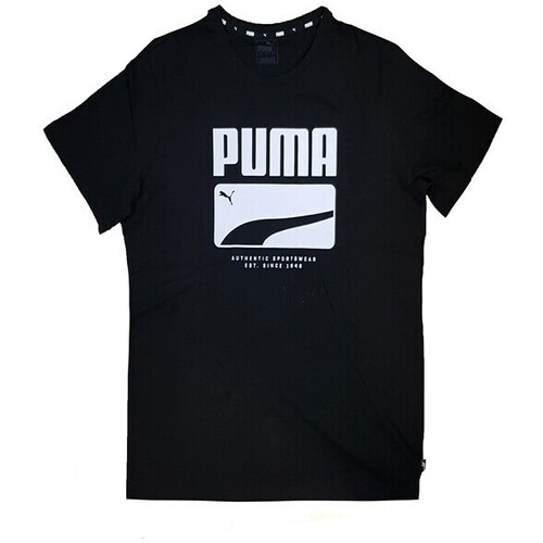 Textil Homem T-Shirt mangas curtas Puma 853554 Preto