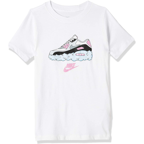 Textil Rapariga T-Shirt mangas curtas Nike CT2629 Branco