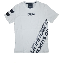 Textil Homem T-Shirt mangas curtas Pyrex 40939 Branco