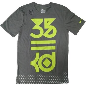 Textil Homem T-Shirt mangas curtas Nike 689138 Cinza