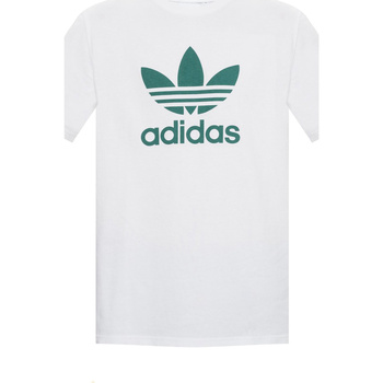 Textil Homem Mamalicious Weißes T-Shirt mit Schößchensaum adidas Originals FM3789 Branco