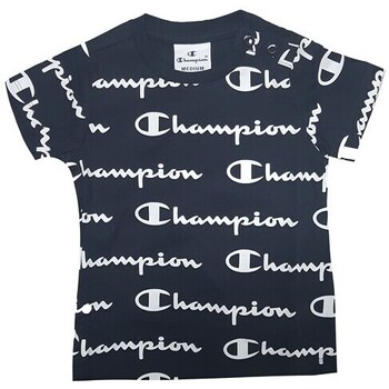 Textil Criança T-Shirt mangas curtas Champion 403887 Preto