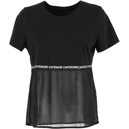 Textil Mulher Joggings & roupas de treino Café Noir LJT013 Preto
