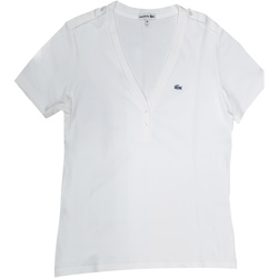 Textil Mulher Polos mangas curta natural Lacoste TF1077 Branco