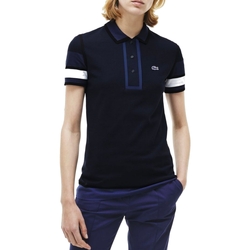 Textil Mulher Polos mangas curta natural Lacoste PF5167 Azul
