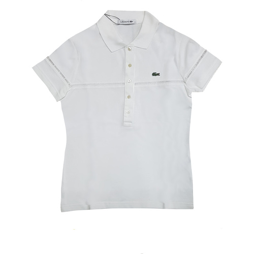 Textil Mulher T-shirt mangas compridas Lacoste PF8280 Branco