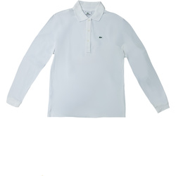 Textil Mulher Polos mangas curta natural Lacoste L1612 Branco