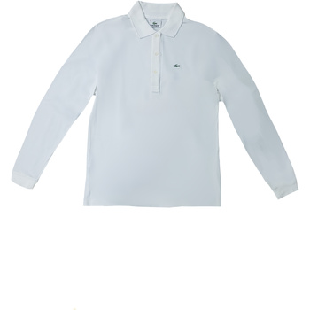 Textil Mulher Lacoste Poloshirt mit Logo-Stickerei Weiß Lacoste L1612 Branco