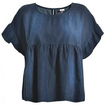 Textil Mulher T-Shirt mangas curtas Deha D73260 Azul
