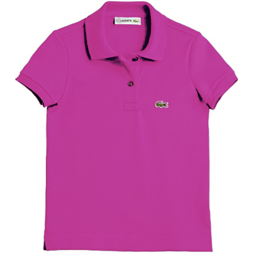 Textil Rapariga Sportswear Men s Allover Print T-Shirt Lacoste PJ1761 Rosa