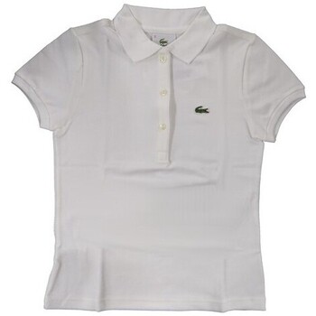 Textil Rapariga Lacoste рубашка оригинал PJ7730 Branco