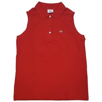 Textil Mulher T-shirt mangas compridas Lacoste L1430 Vermelho
