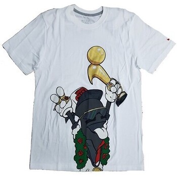 Textil Homem T-Shirt mangas curtas Nike 413693 Branco