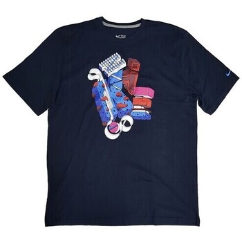 Textil Homem T-Shirt mangas curtas Nike 413666 Azul