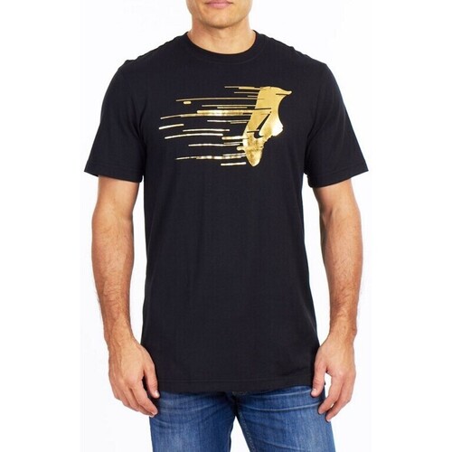 Textil Homem T-Shirt mangas curtas Nike 472316 Preto