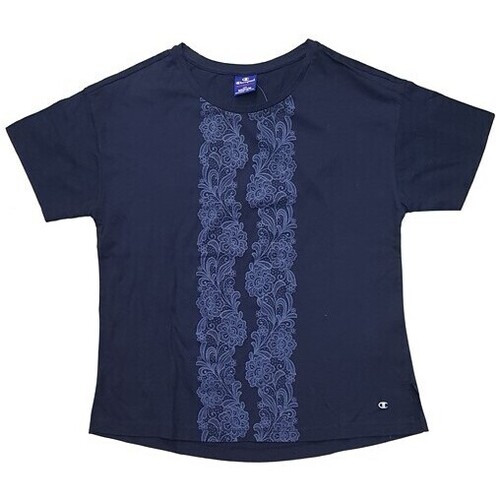 Textil Mulher T-Shirt mangas curtas Champion 110679 Azul