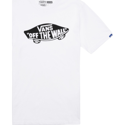 Textil Homem T-Shirt mangas curtas Vans Denim VJAY Branco
