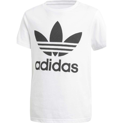 Textil Rapaz T-Shirt mangas curtas adidas Originals CF8546 Branco