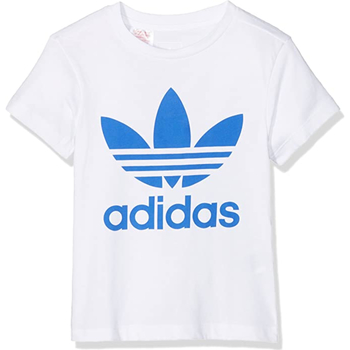 Textil Rapaz T-Shirt mangas curtas adidas Originals CD8437 Branco