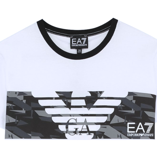 Textil Rapaz T-Shirt mangas curtas Fendi Kids logo tape track jacket 3ZBT62-BJA2Z Branco