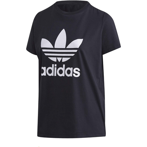 Textil Mulher T-Shirt mangas curtas logo adidas Originals GD2313 Preto