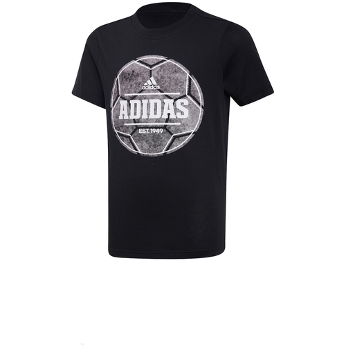 Textil Rapaz T-Shirt mangas curtas black adidas Originals DP3770 Preto