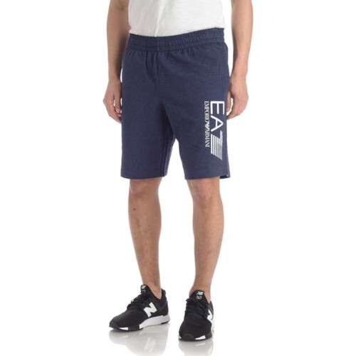 Textil Homem Shorts / Bermudas Emporio Armani EA7 3ZPS73-PJ05Z Azul