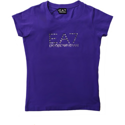 Textil Mulher T-Shirt mangas curtas Emporio Armani EA7 283103-0S201 Violeta