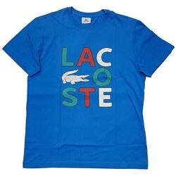 Textil Homem T-Shirt mangas curtas Lacoste TH3575 Azul