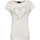 Textil Mulher T-Shirt flame mangas curtas Café Noir OJT025 Branco