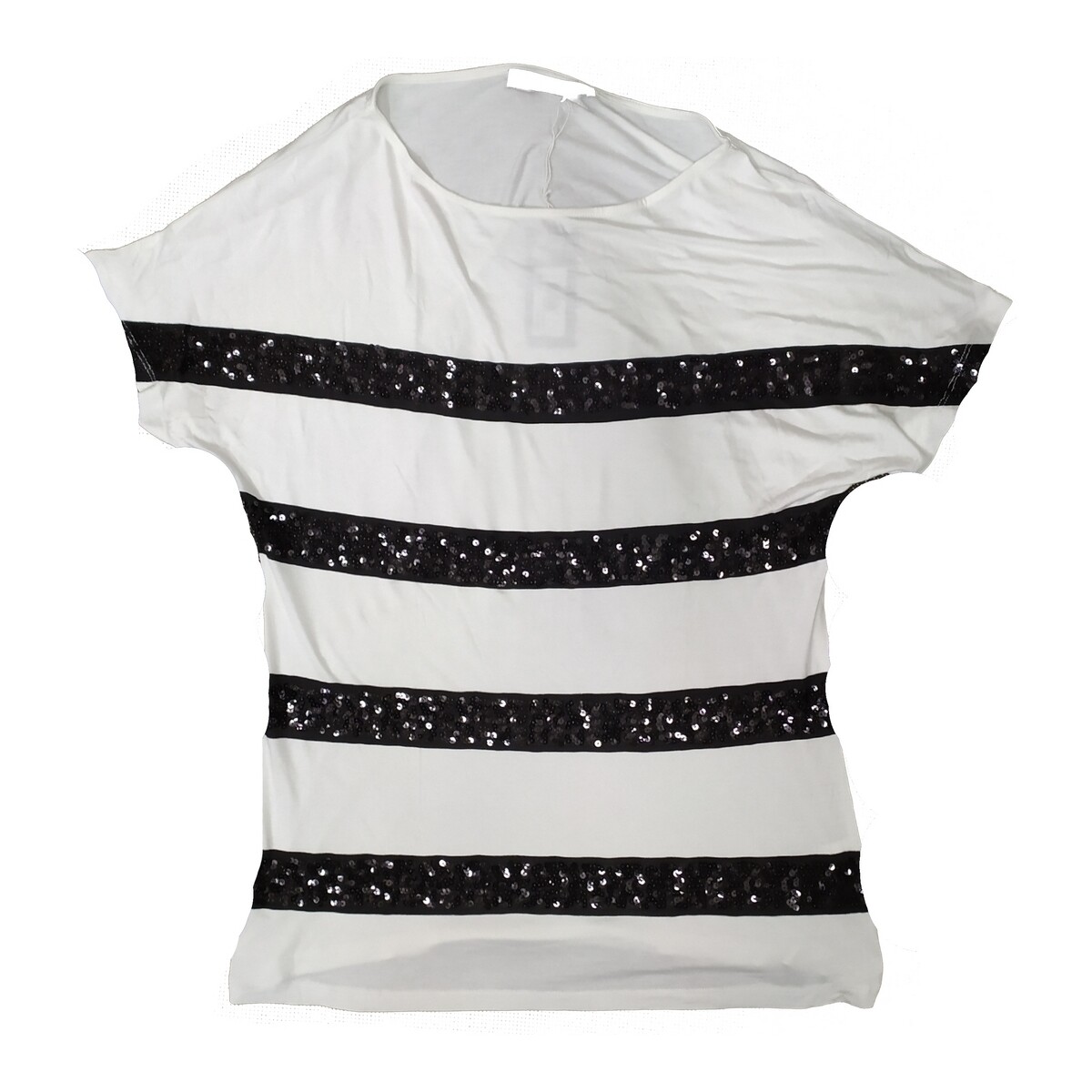 Textil Mulher T-Shirt mangas curtas Café Noir OJT032 Branco