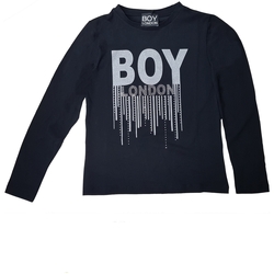 Textil Rapariga T-shirt mangas compridas Boy London TSBL0361J Preto