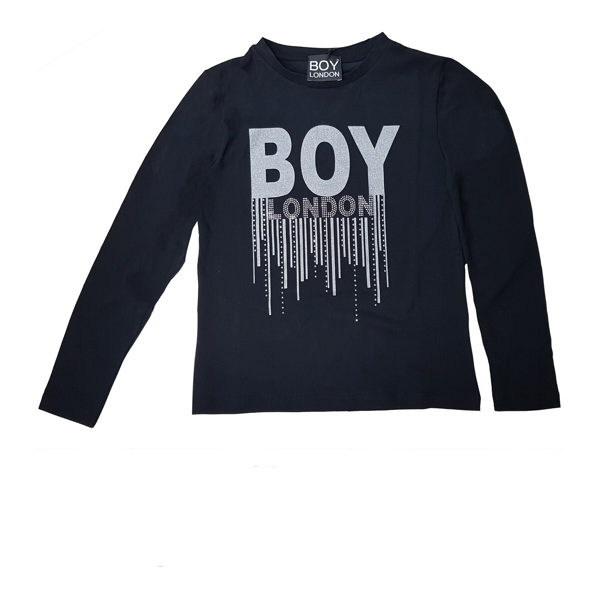 Textil Rapariga T-shirt mangas compridas Boy London TSBL0361J Preto