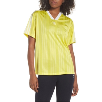 Textil Mulher T-Shirt mangas curtas adidas Originals CE5504 Amarelo