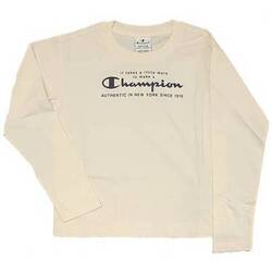 Textil Rapariga T-shirt mangas compridas Champion 403929 Branco