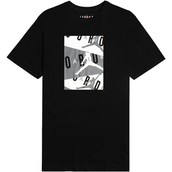 Textil Homem T-Shirt mangas curtas Nike wedge CD5628 Preto