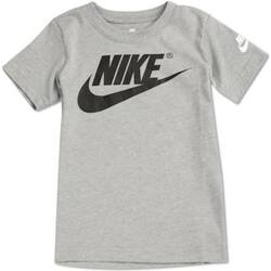 Textil Rapaz T-Shirt mangas curtas Nike bright 86E765 Cinza