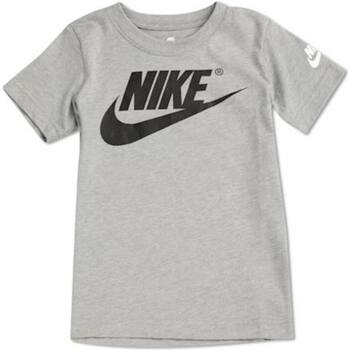 Textil Rapaz T-Shirt mangas curtas Nike prm 86E765 Cinza