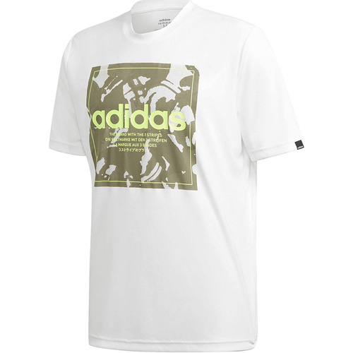 Textil Homem T-Shirt mangas curtas adidas Originals GD5875 Branco