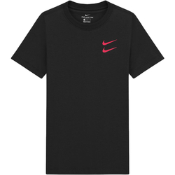 Textil Rapaz T-Shirt mangas curtas Nike CZ1823 Preto