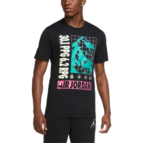 Textil Homem T-Shirt mangas curtas Nike CT3710 Preto
