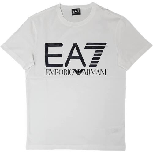Textil Homem T-Shirt mangas curtas Emporio Armani EA7 3KPT27-PJ7CZ Branco