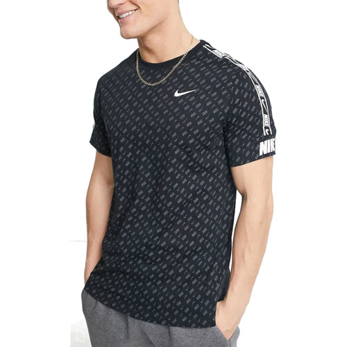 Textil Homem T-Shirt mangas curtas Nike DD3777 Preto