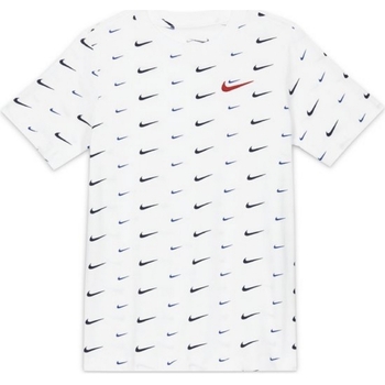 Textil Rapaz T-Shirt mangas curtas Nike DC7530 Branco
