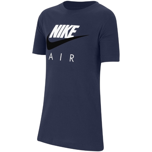 Textil Rapaz T-Shirt mangas curtas Nike CZ1828 Azul