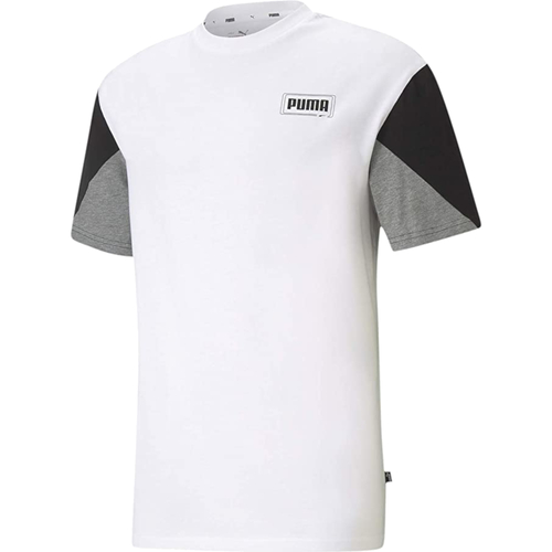 Textil Homem T-Shirt mangas curtas Puma 585739 Branco