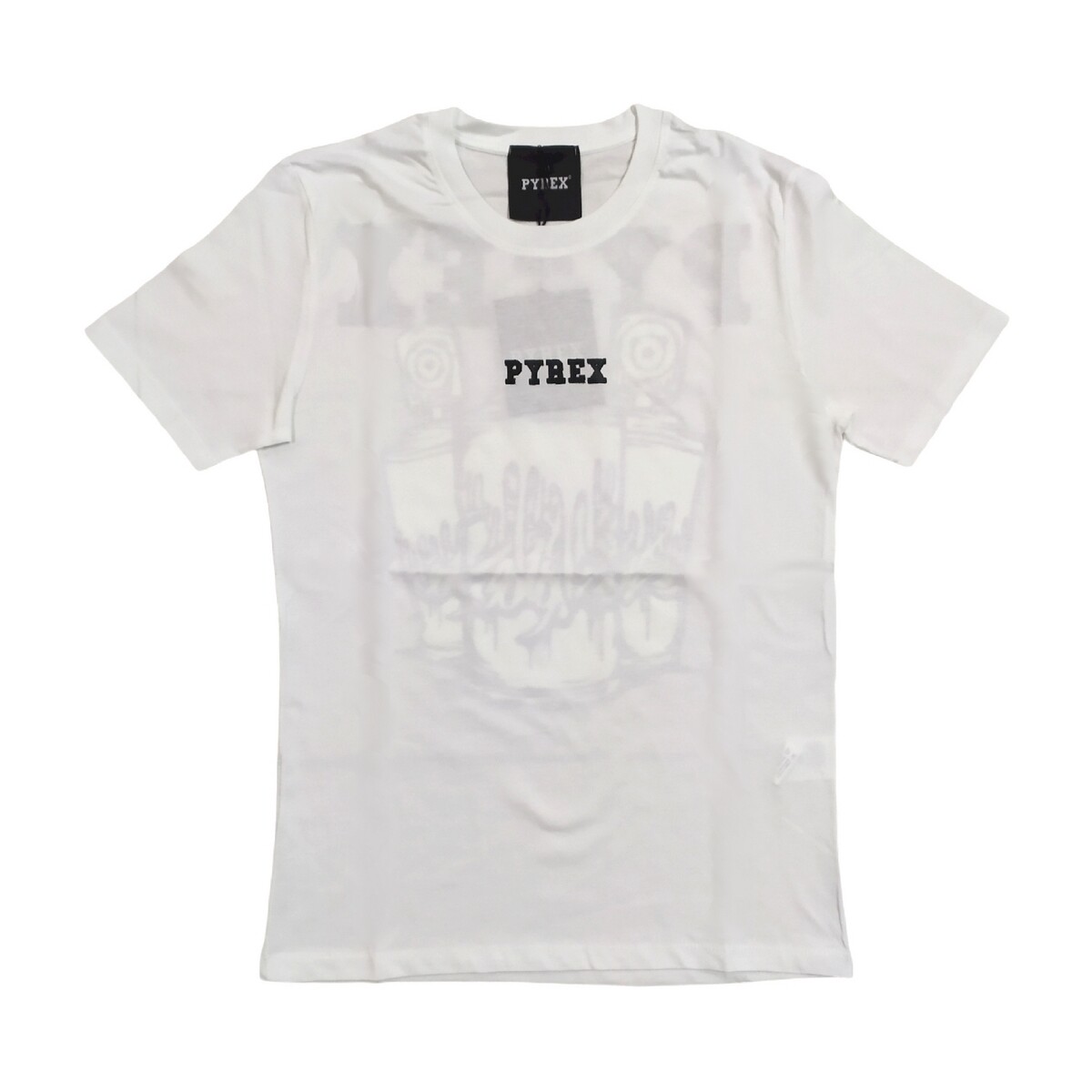Textil Homem T-Shirt mangas curtas Pyrex 42442 Branco