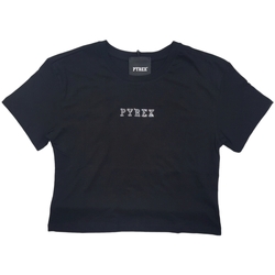 Textil Mulher T-Shirt mangas curtas Pyrex 42009 Preto